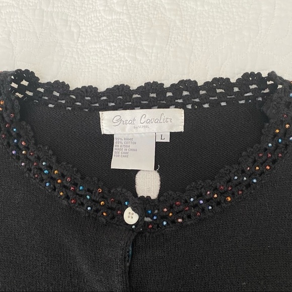 Great Cavalier Vintage Perfume and Purse Sweater - L - Picture 4 of 16